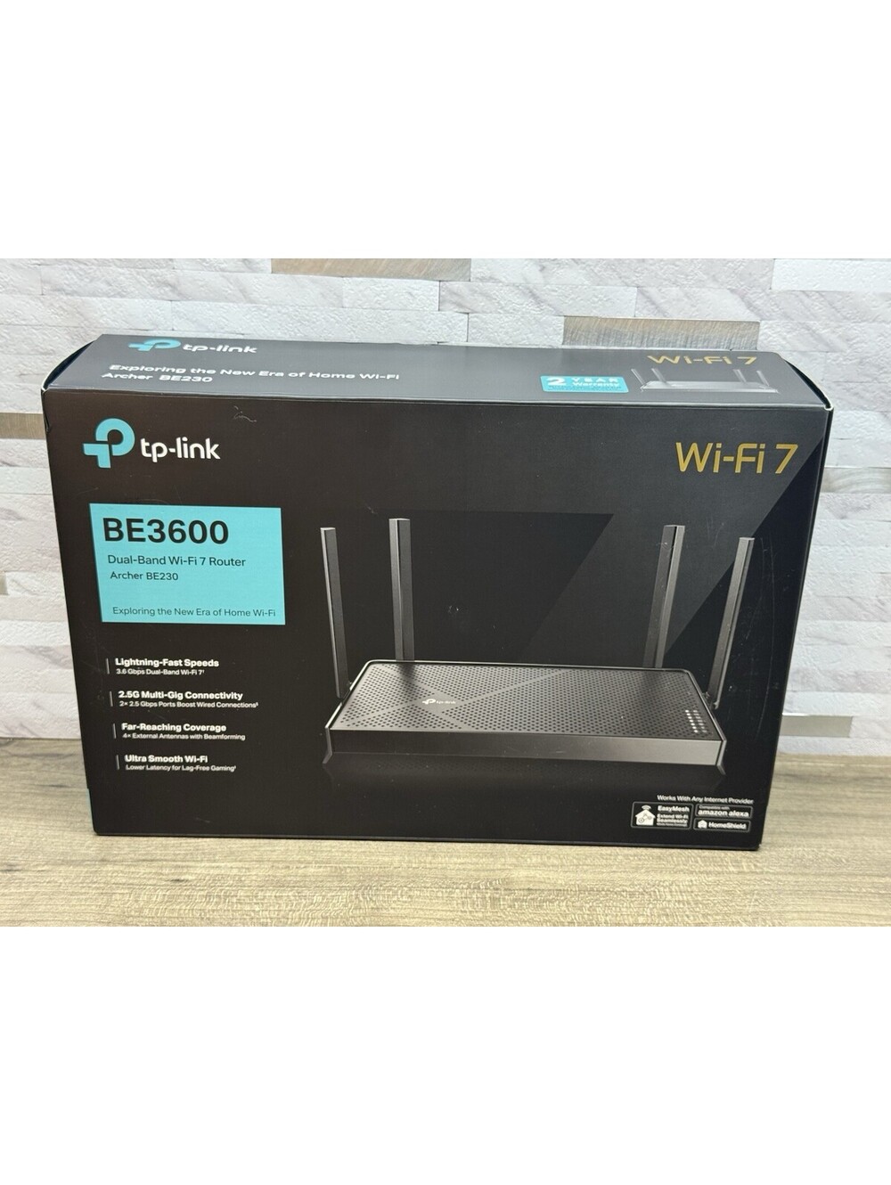 TP-Link Dual-Band BE3600 Wi-Fi 7 Router Archer BE230 | 4-Stream 3.6 Gbps